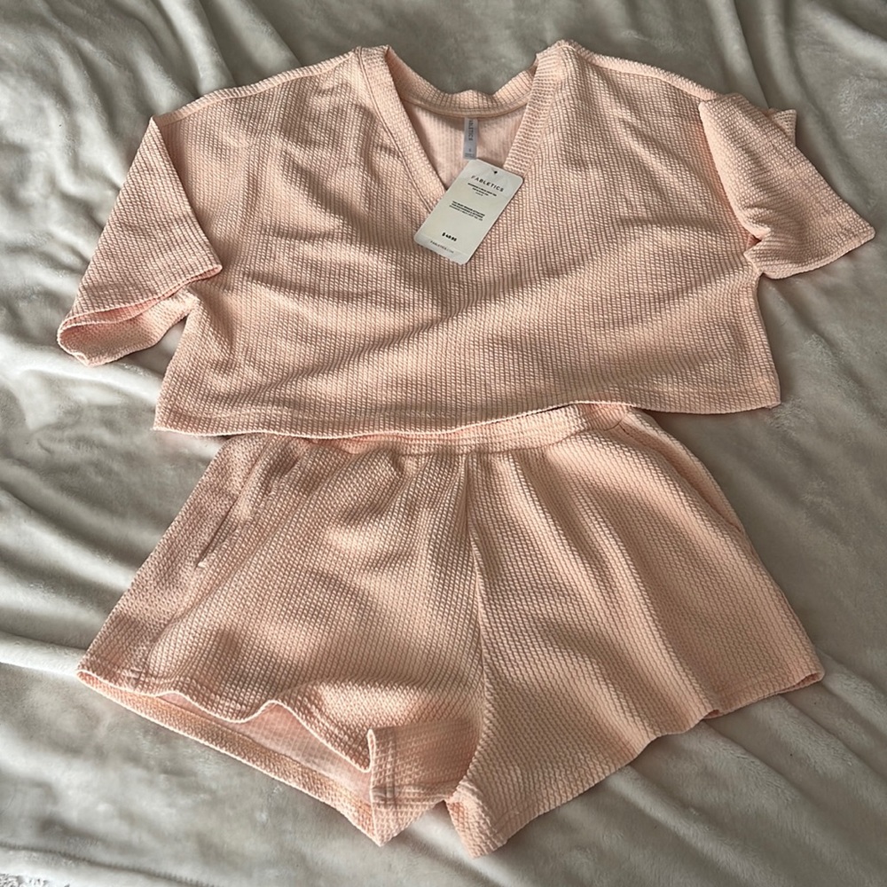 NWT Fabletics Short Lounge Set